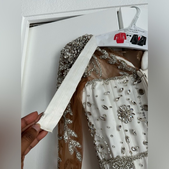 Custom Made Wedding Reception Dress. Great for Proms, Weddings, Events, Etc - Picture 10 of 11